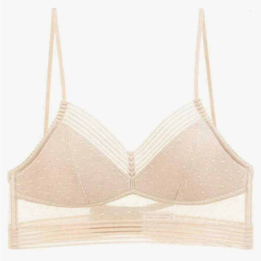 NWOT Women’s Lace-U-Back Lifting Bra, Starry Bra - Low Back Wireless Bra
